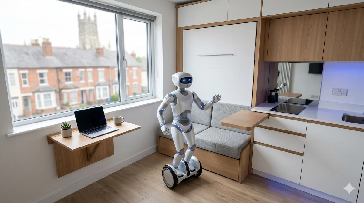 Humanoid Robots in Small UK Flats: Space-Saving Solutions