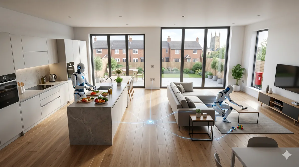 Running a Multi-Robot Home: Managing Multiple Humanoids